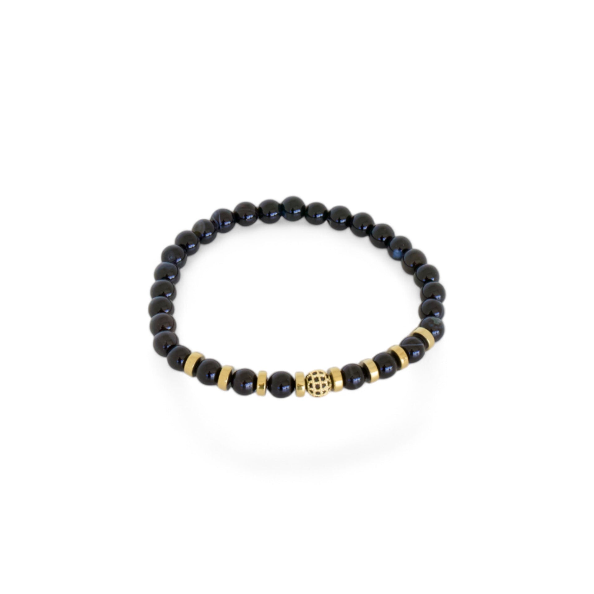 Buri Black And Golden Bracelet