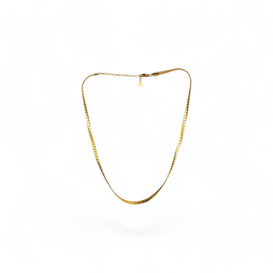 Collar de amante del casillero plano