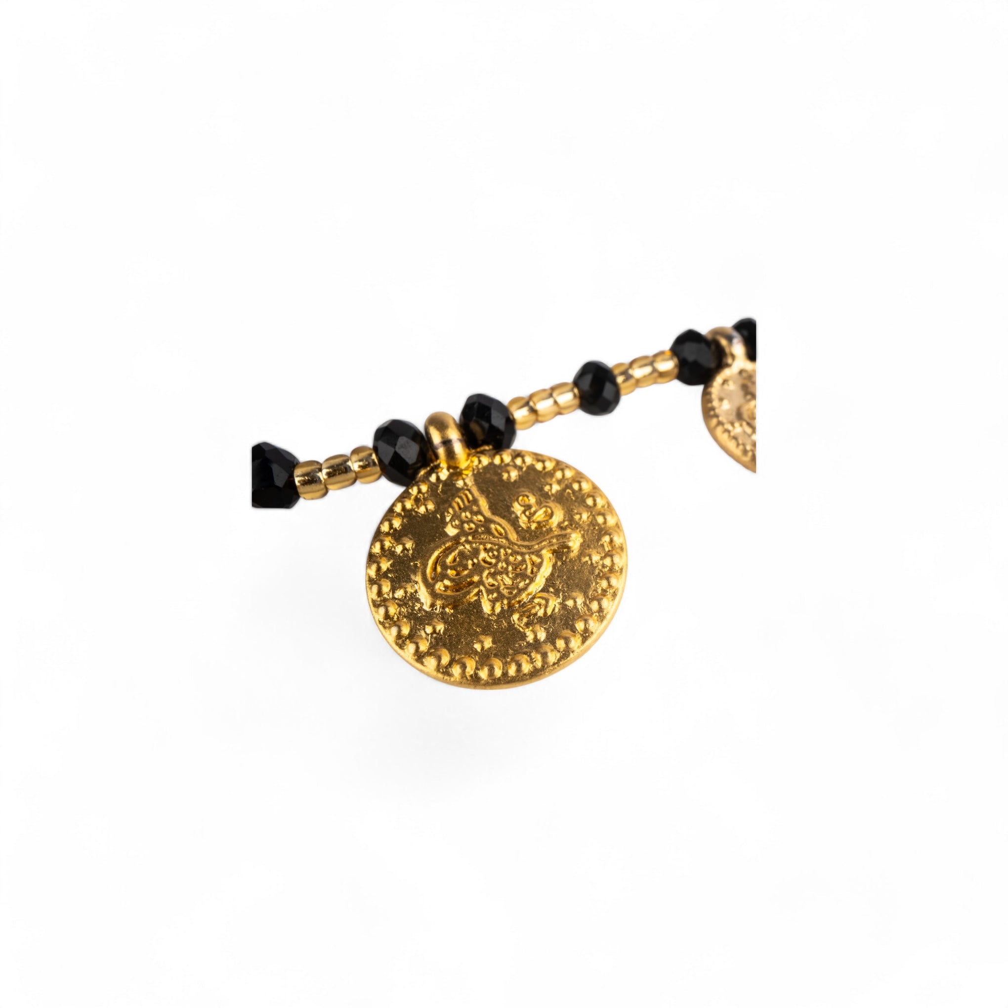 Collar Gold Medals Suerte Negro