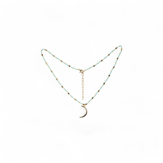 Infinity Moon Lover Necklace