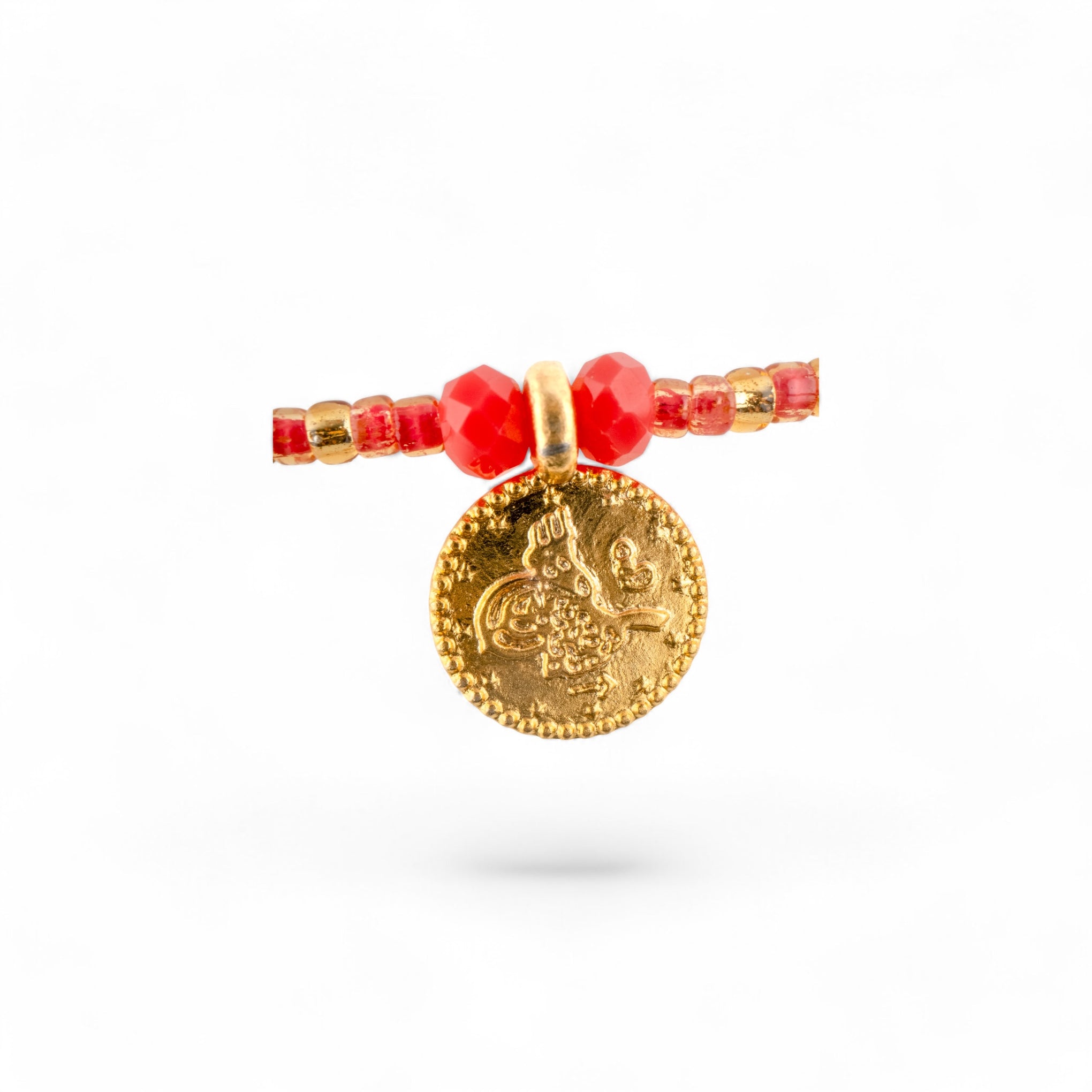Red Medals Lucky Anklet