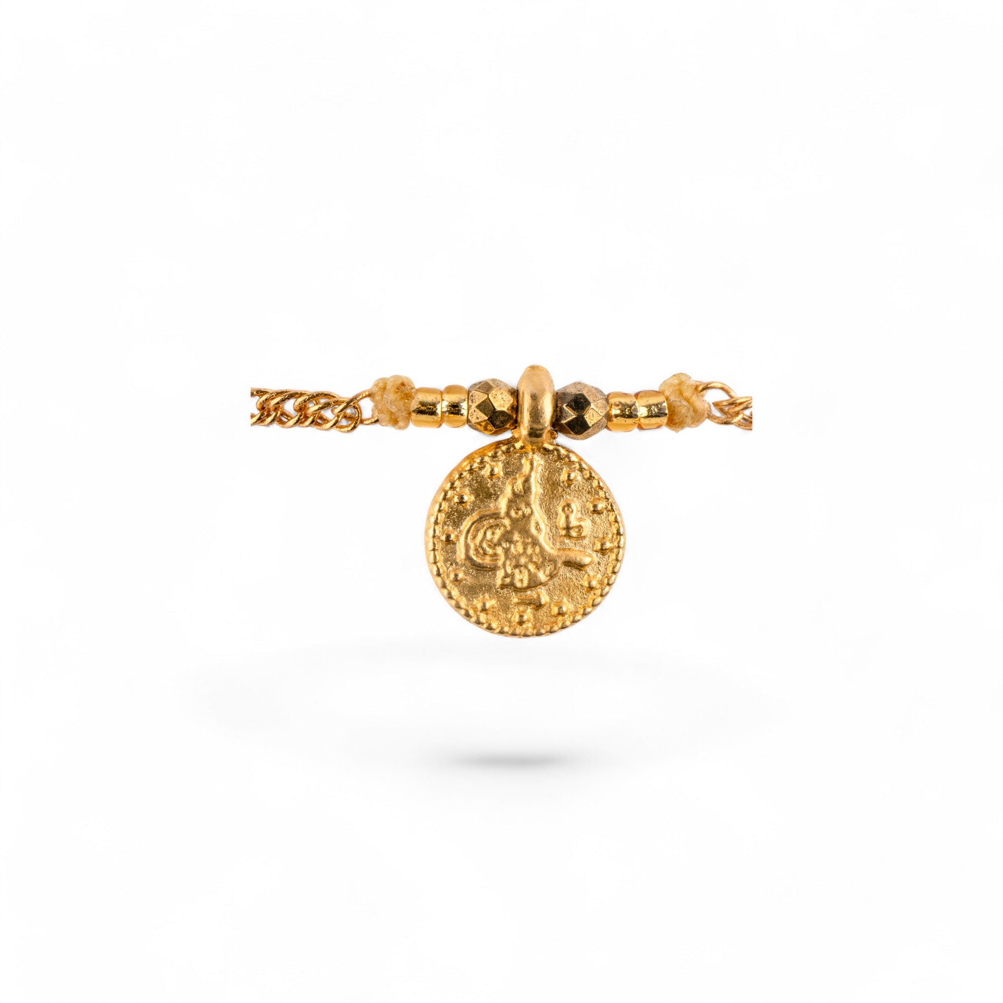 Tobillera Lucky Medallas Negras