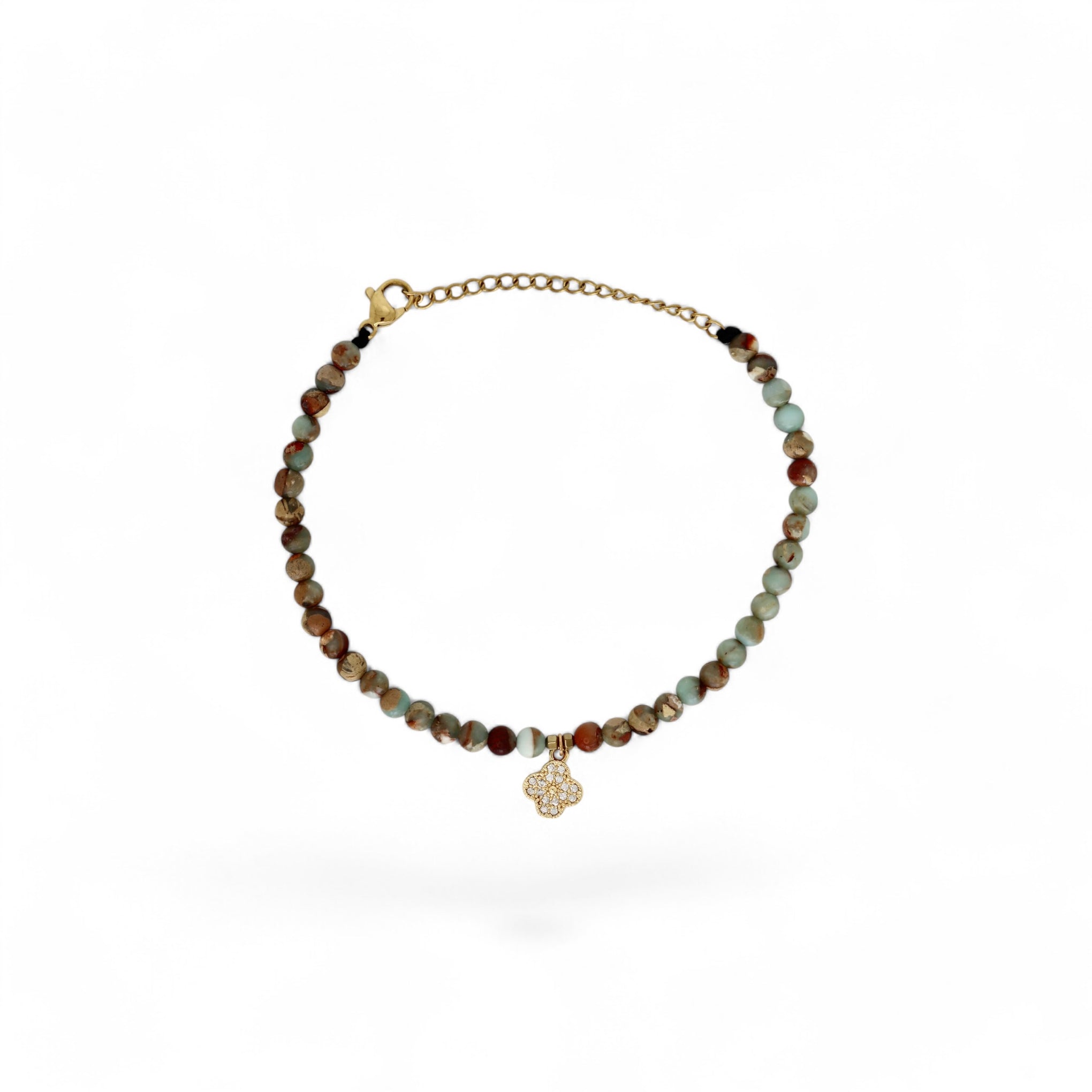 Ibiza Pearl Clover Bracelet