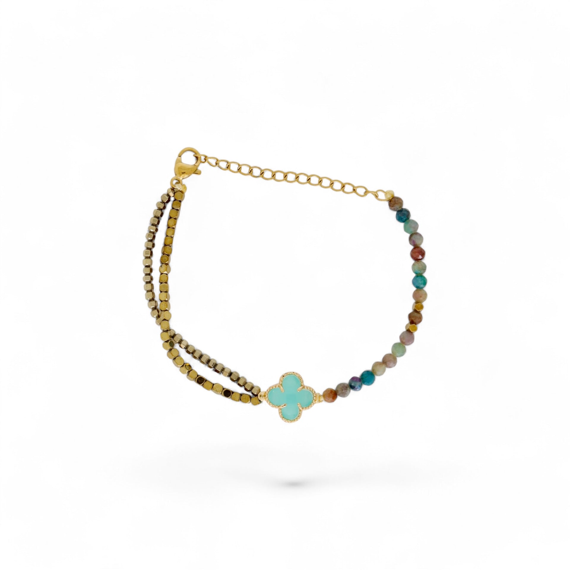 Bhakti Light Blue Clover Bracelet