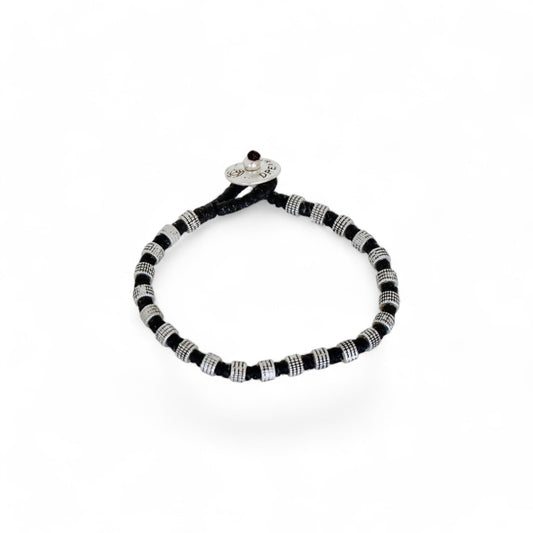 Simple Style Silver Bracelet